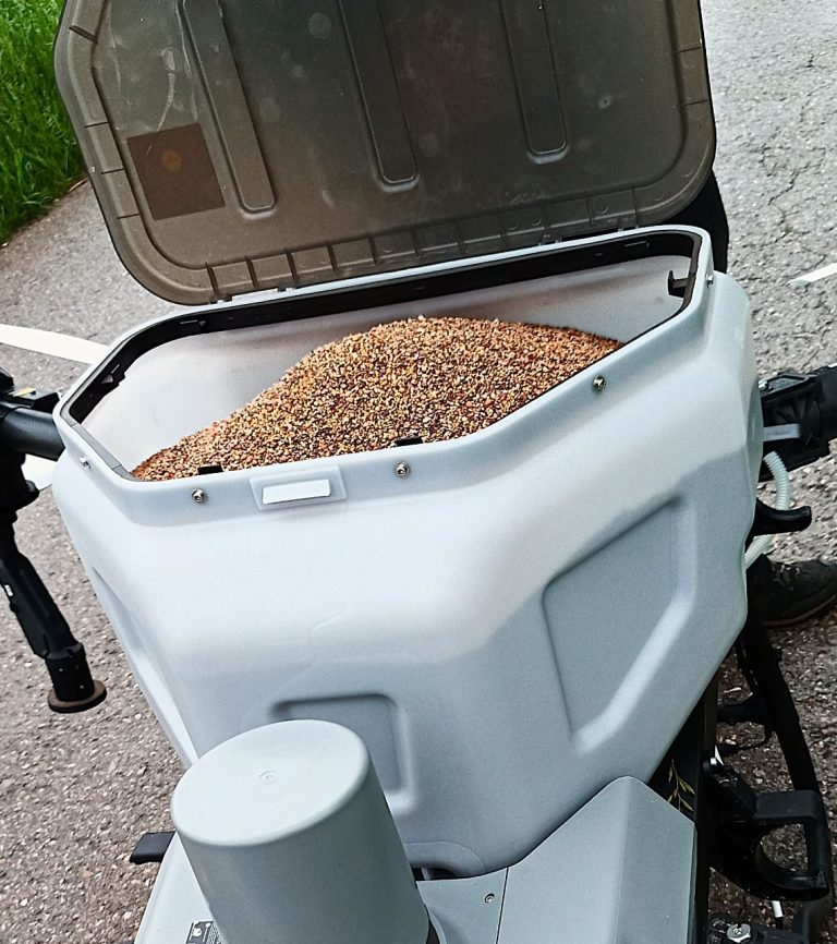 Zwischenfrüchte im Saatgutbehälter